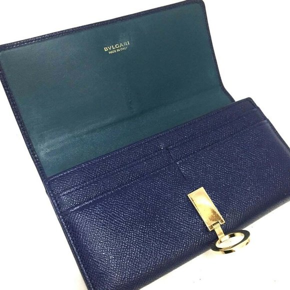 💯Authentic BVLGARI Leather Bifold Wallet - Picture 8 of 11